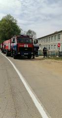 Плановая тренировка работниками РОЧС