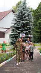 Театрализованное праздничное шествие в детском саду. С Днём независимости Республика Беларусь!