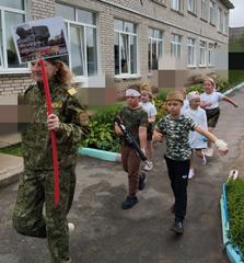Театрализованное праздничное шествие в детском саду. С Днём независимости Республика Беларусь!