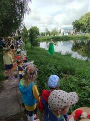 Пешеходная экскурсия на водоём и  праздник Ивана Купалы
