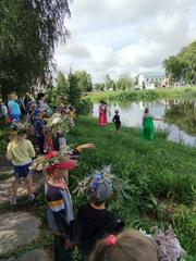 Пешеходная экскурсия на водоём и  праздник Ивана Купалы